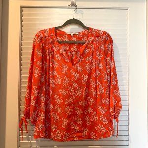 Collective Concepts Orange/Coral Blouse M